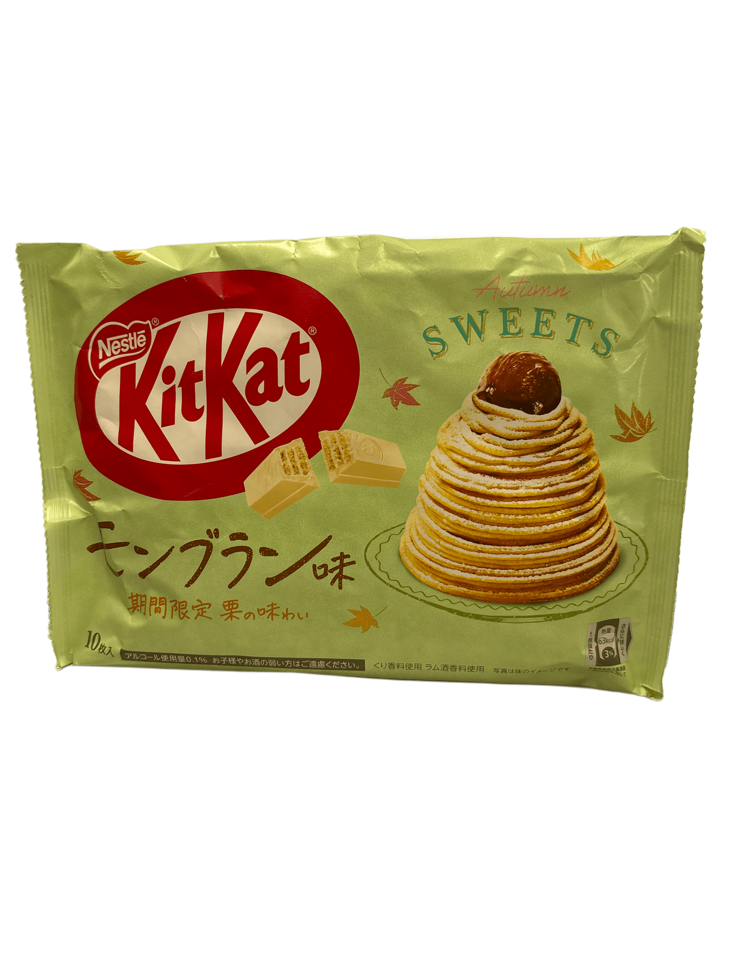 Kit Kat Mont Blanc Chocolate Wafer Bar Pack 10 - Japan Edition
