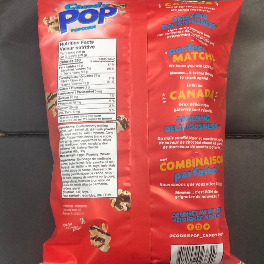 Candy Pop Popcorn - Peppermint Hot Chocolate 149G - Extreme Snacks