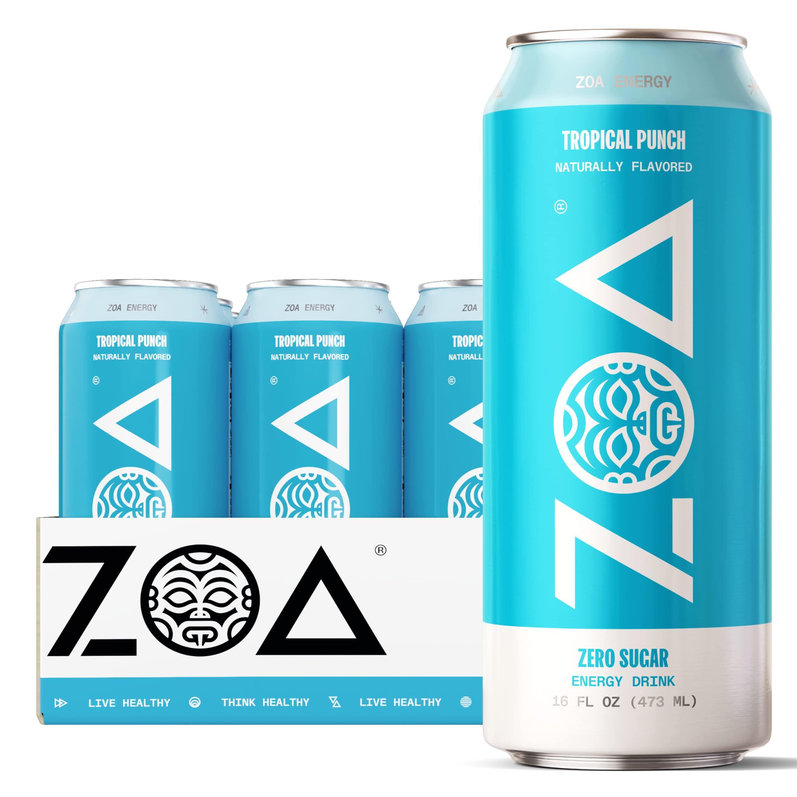 Dwayne "The Rock" Johnson ZOA Energy Drink Tropical Punch