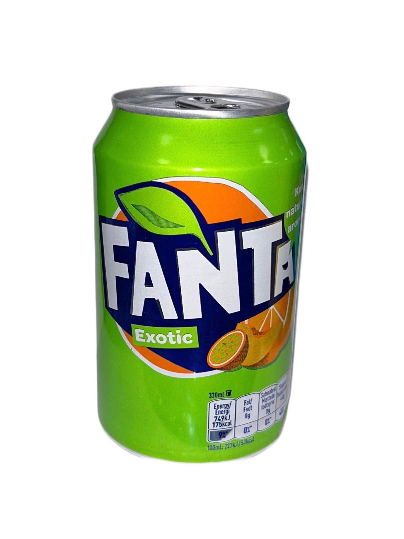 Fanta Exotic Can 330ML - European Edition - Extreme Snacks