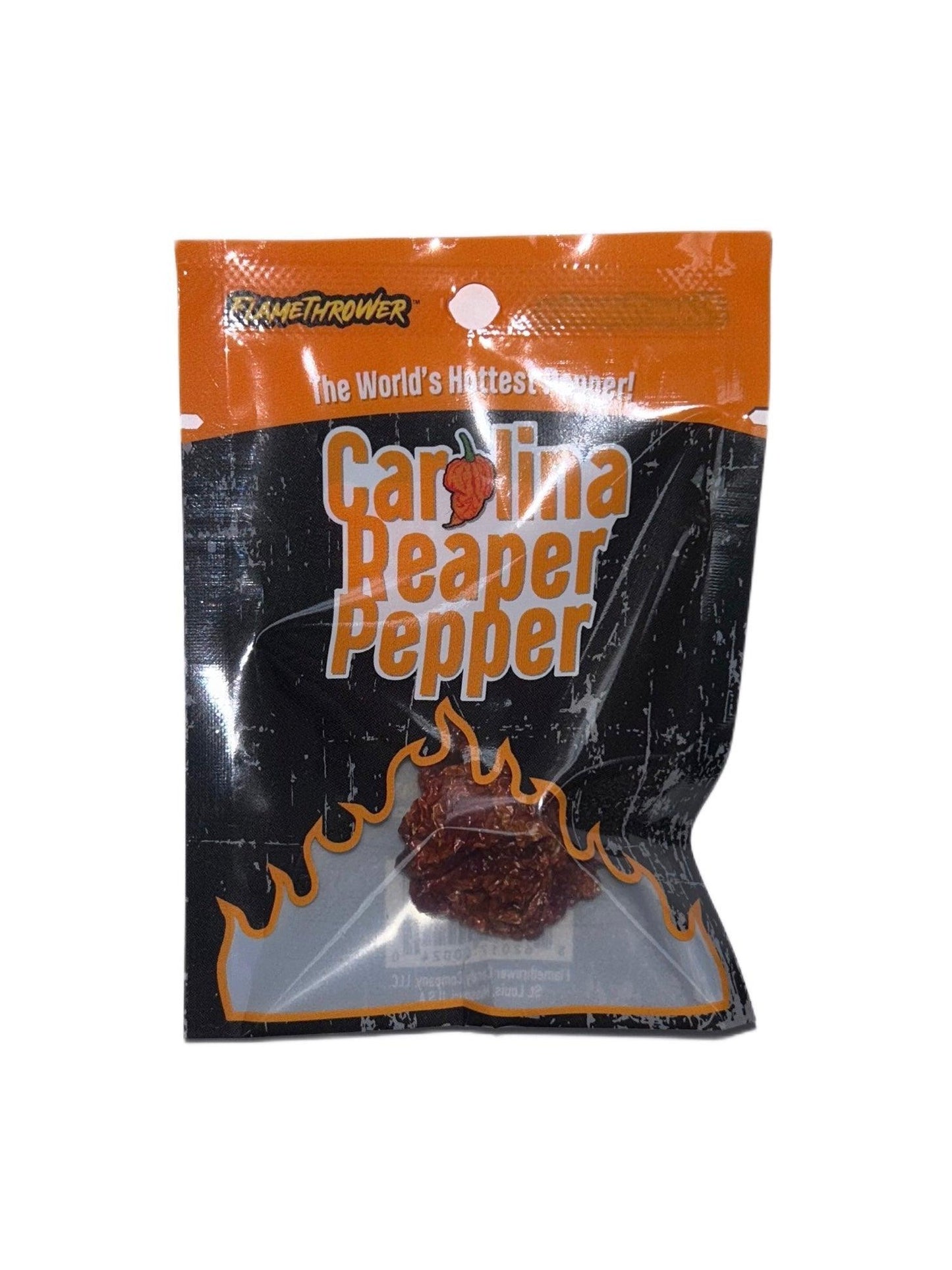 Flamethrower - Whole Dried Carolina Reaper Pepper - Extreme Snacks
