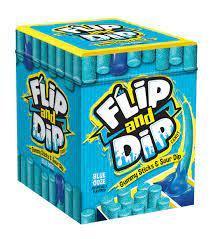 Flip & Dip Gummy Sticks & Soup Dip - Extreme Snacks