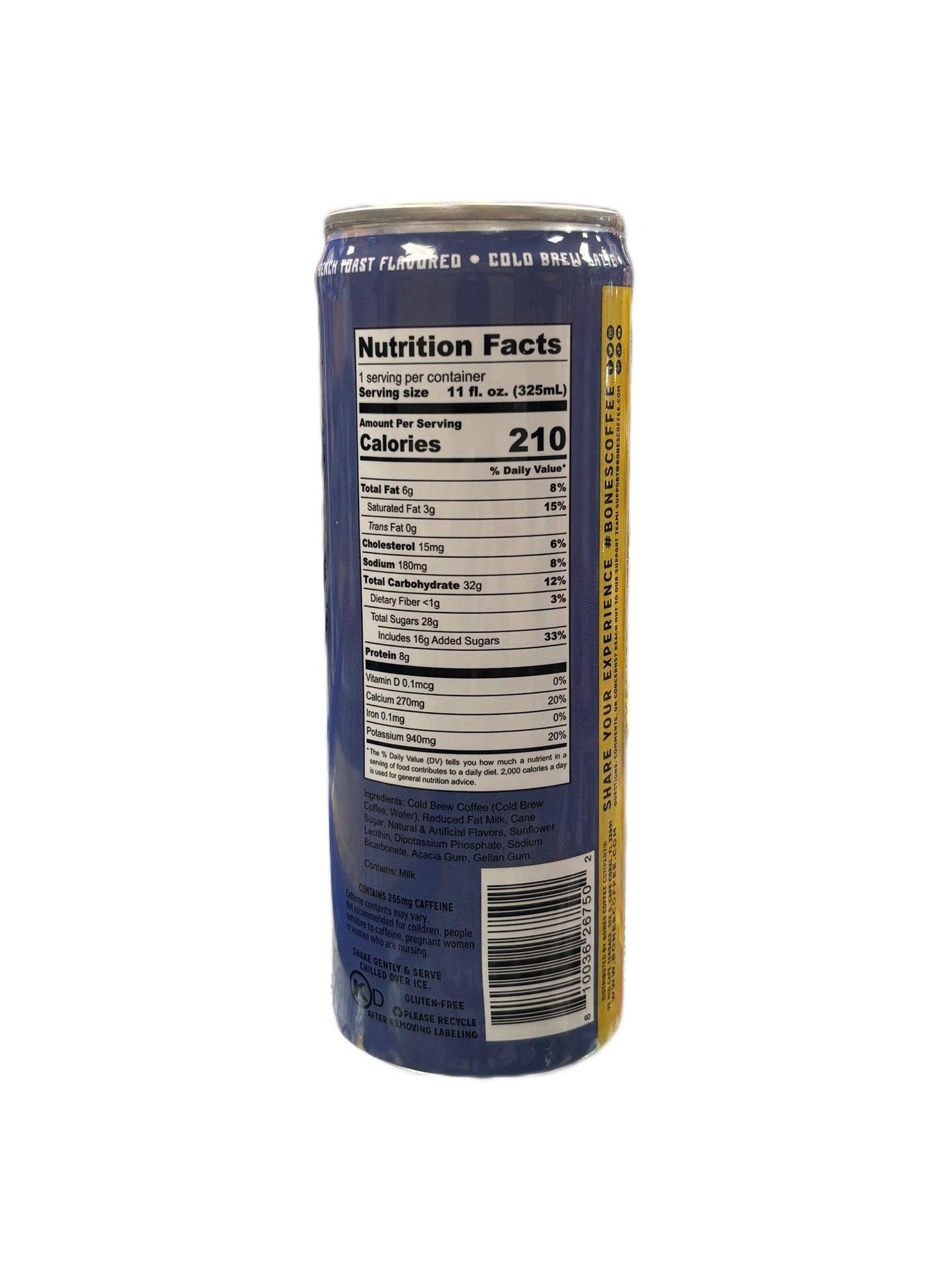 French Toast Cold Brew Latte 11OZ - Extreme Snacks