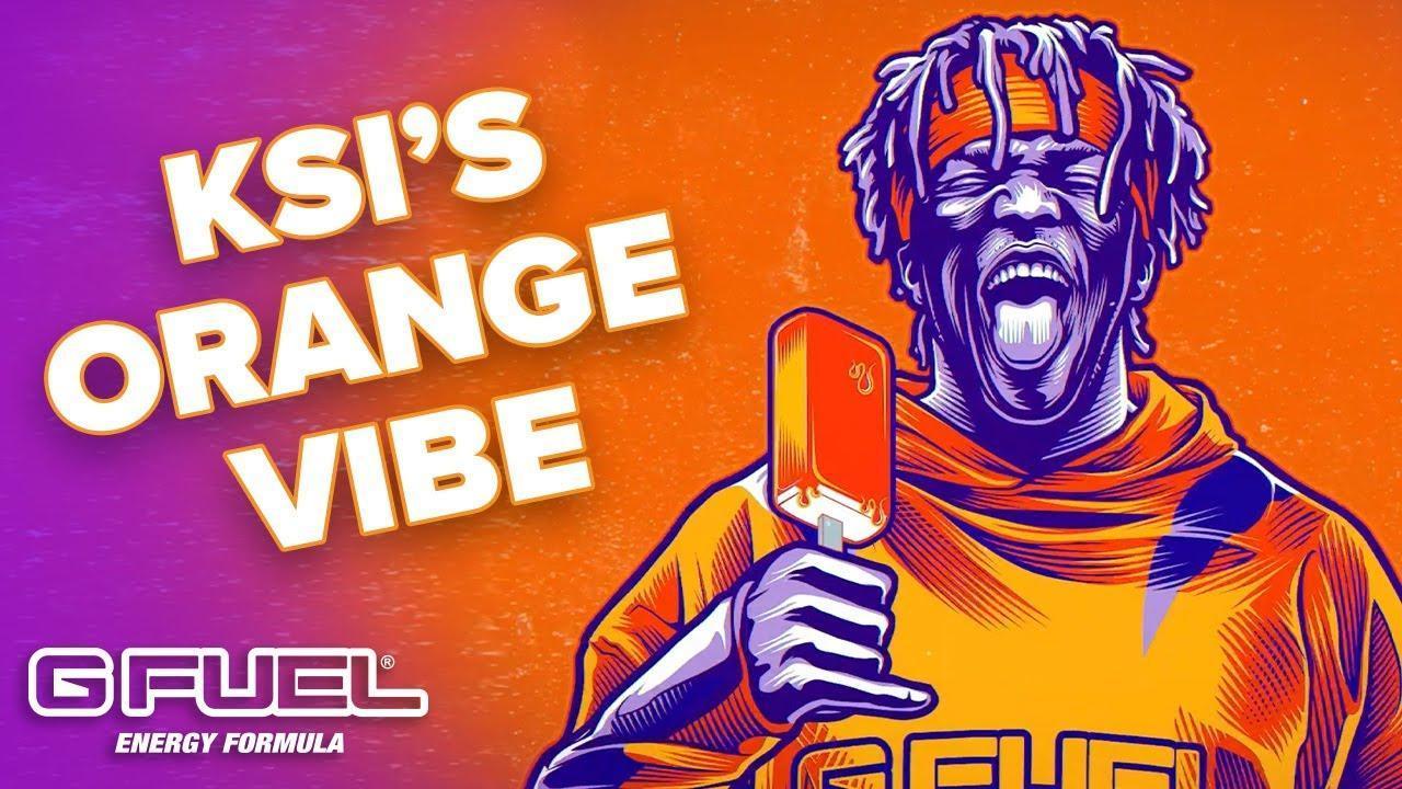 G Fuel KSI Orange Vibe Energy Drink - Extreme Snacks
