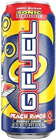 G Fuel Sonic Peach Rings Energy Drink - Extreme Snacks