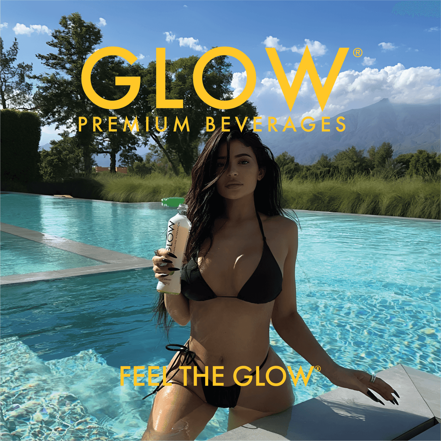 GLOW Sparkling Energy Kylie Jenner Exclusive - Mango Apricot - Extreme Snacks