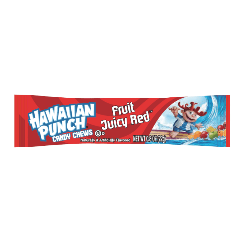 Hawaiian Punch Chews Fruit Juicy Red Bar