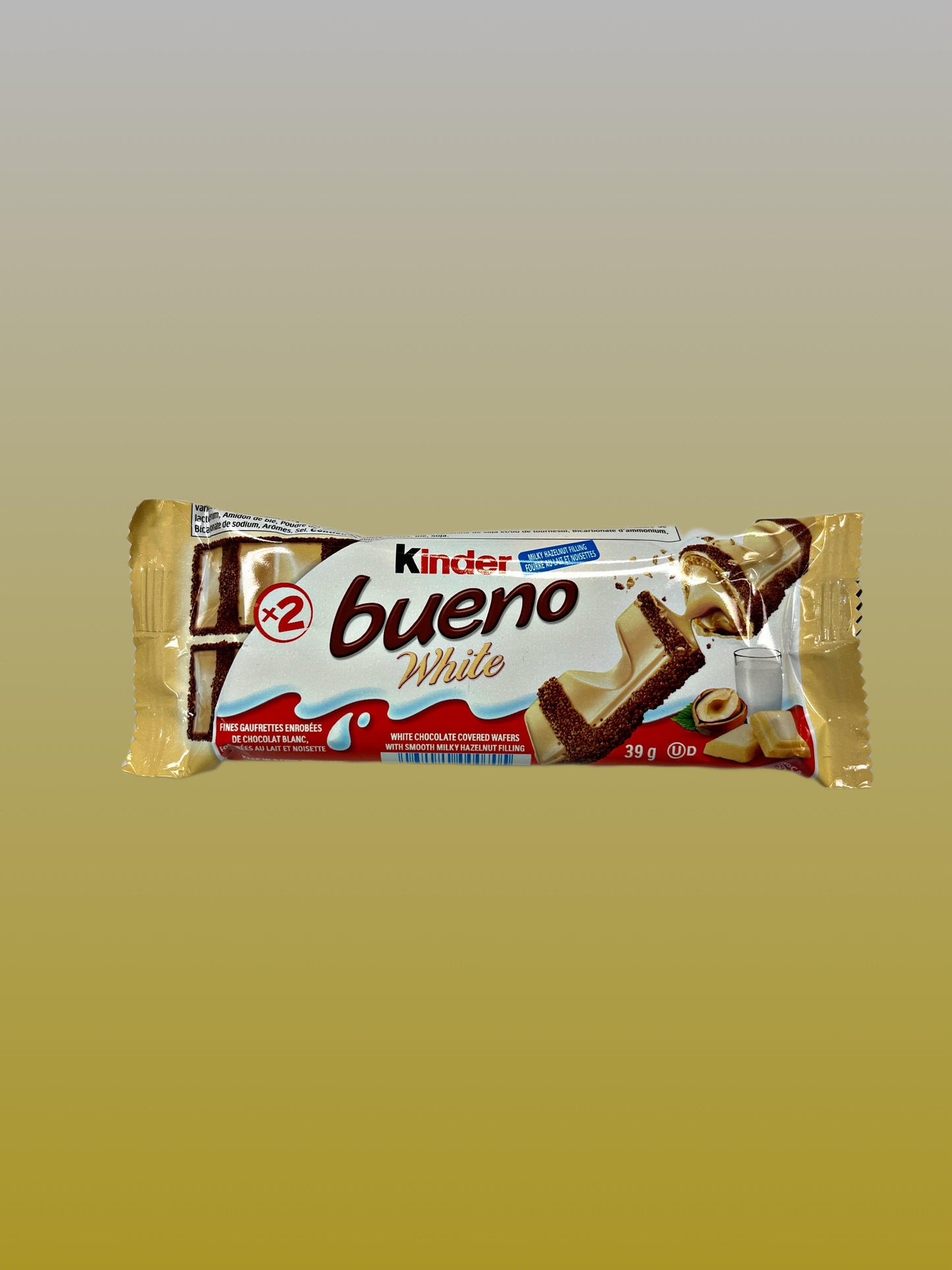 Kinder Bueno White Chocolate 39G Canada Edition - Extreme Snacks