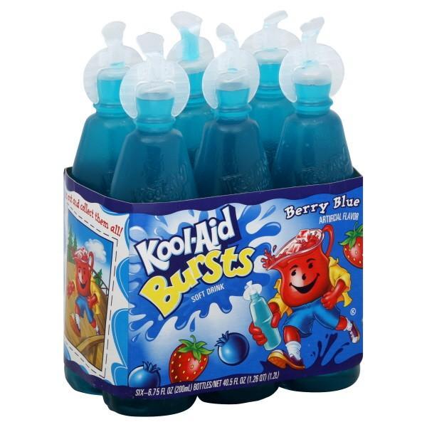Kool-Aid Bursts Berry Blue 6 Pk - Extreme Snacks