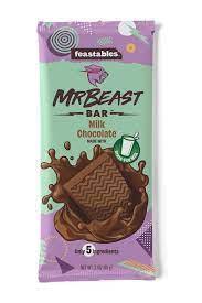 Mini Mr.Beast Milk Chocolate Bar - Extreme Snacks
