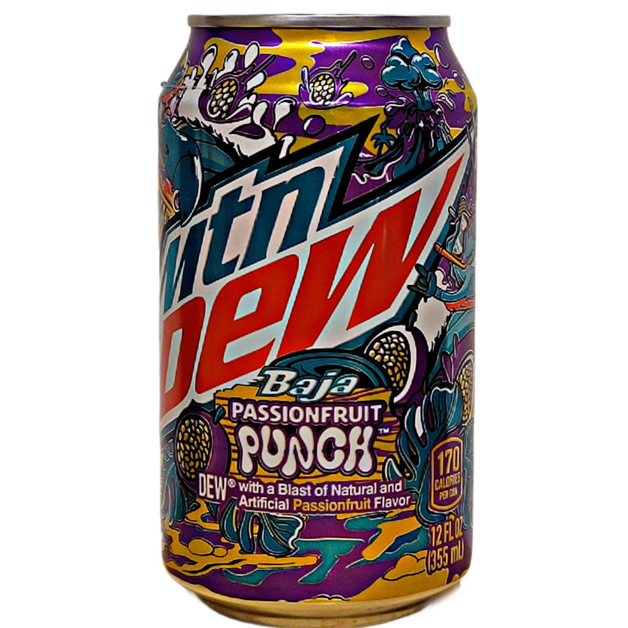 Mountain Dew Baja Passionfruit Punch Can 355ML