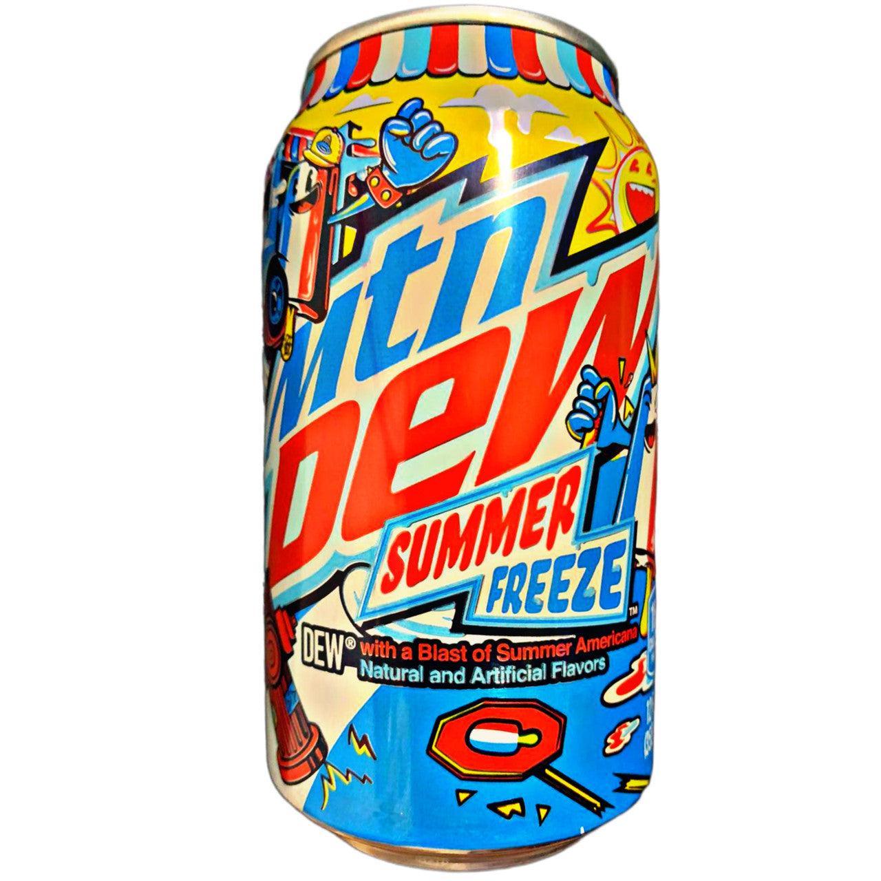 Mountain Dew Summer Freeze Can - 355 mL - Extreme Snacks