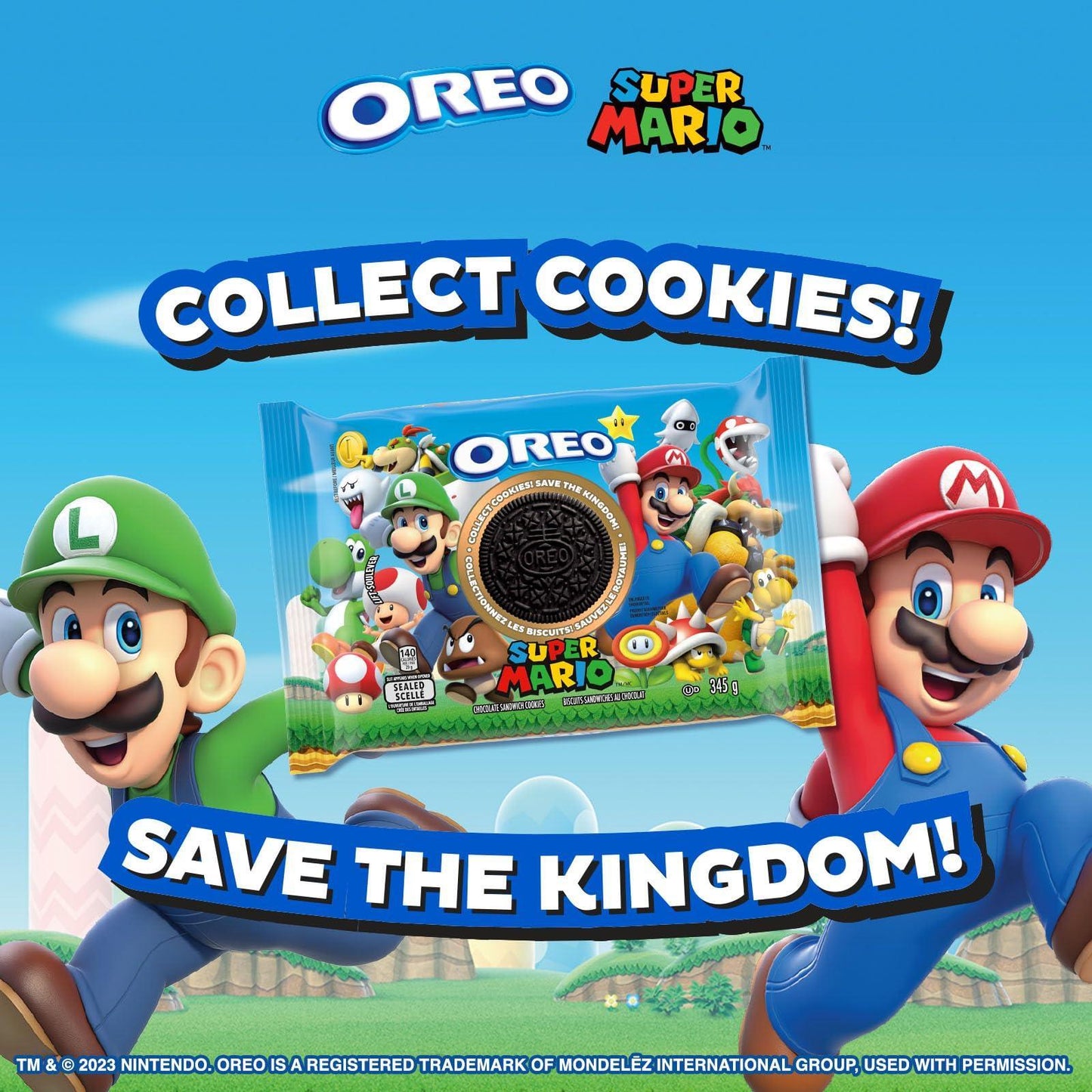 Oreo Super Mario Cookies - 345G - Extreme Snacks