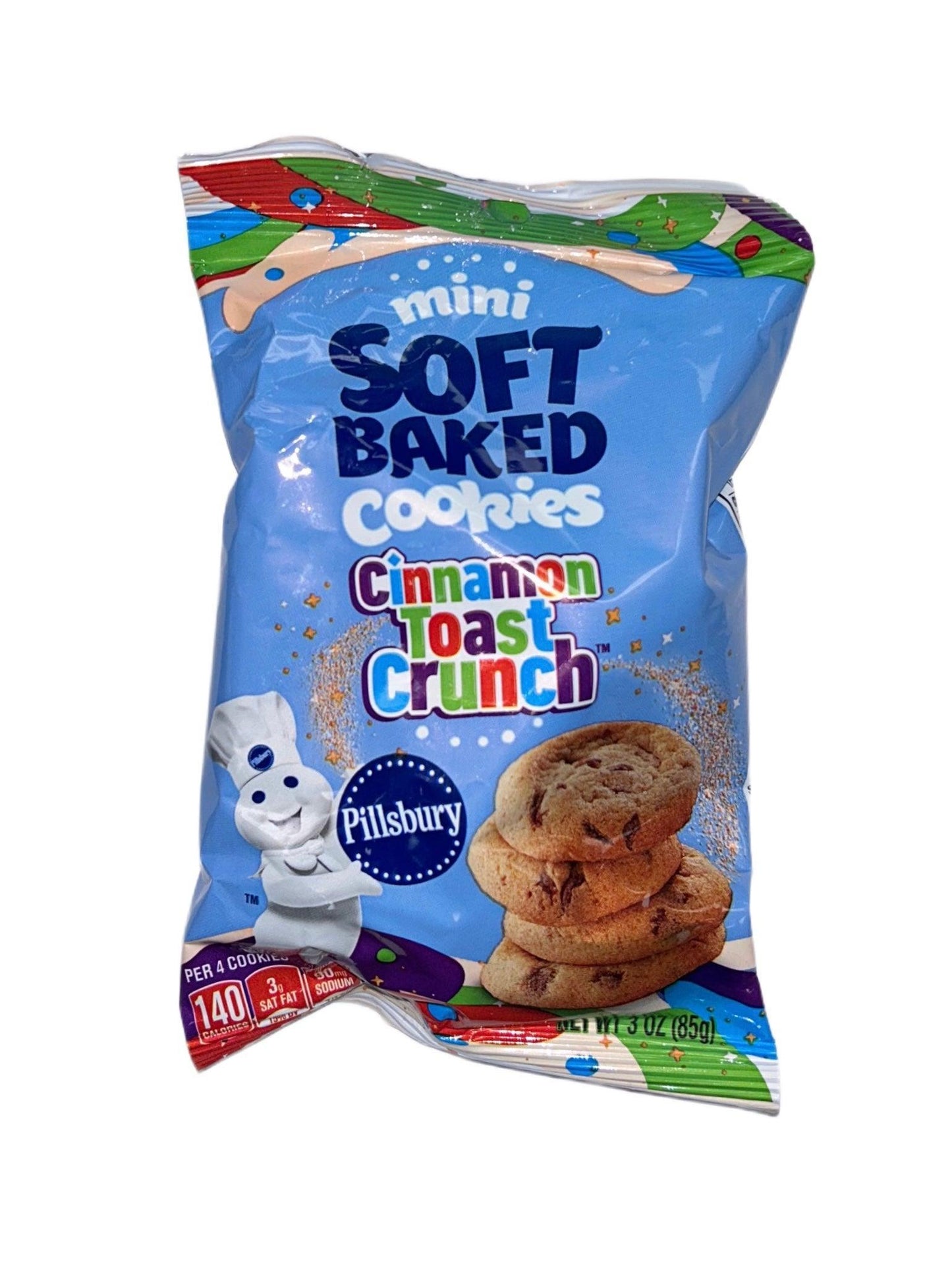 Pillsbury Mini Soft Baked Cookies Cinnamon Toast Crunch - 3OZ - Extreme Snacks