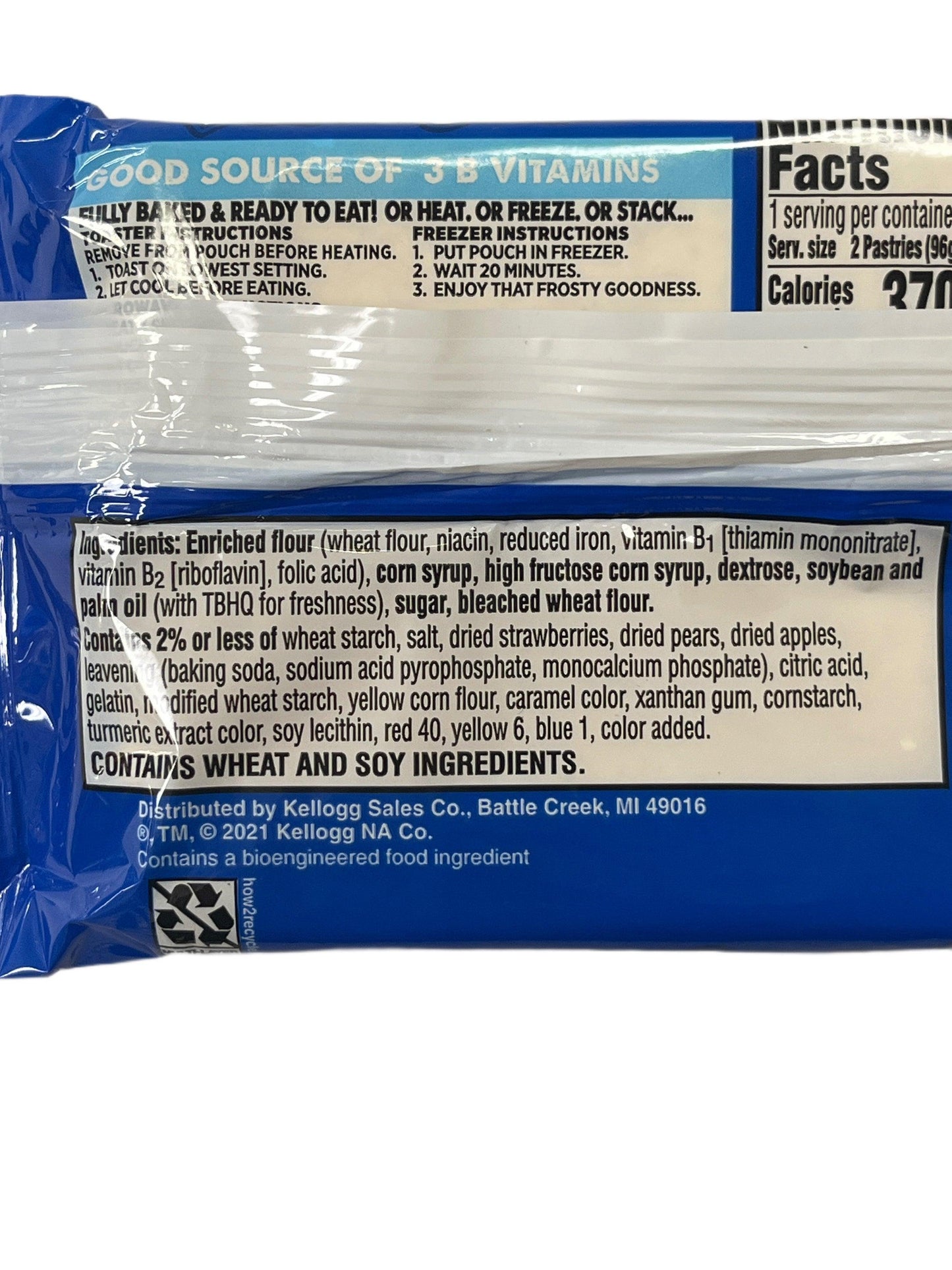 Pop Tarts Frosted Strawberry - 2 Pack - Extreme Snacks