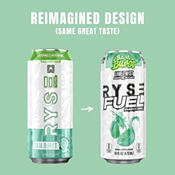 RYSE Fuel Energy Drink - Baja Burst - Extreme Snacks