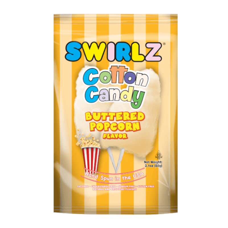 Swirlz Cotton Candy Buttered Popcorn Flavor