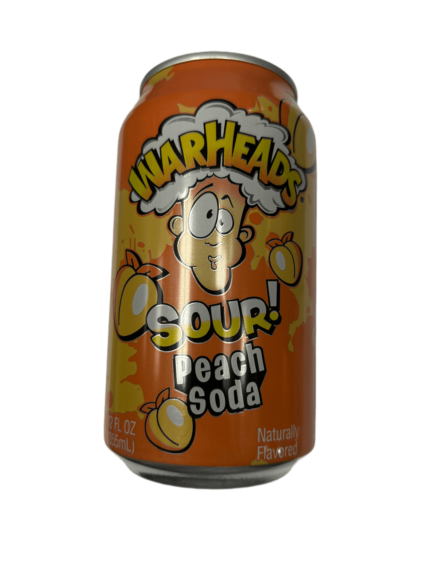 Warheads Sour! Peach Soda 12OZ - Extreme Snacks