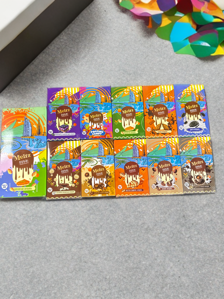 Meltz Dubai Chocolate Bars: 10 Irresistible Flavors You Need to Try