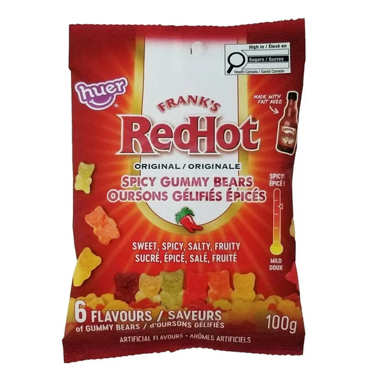 Huer Gummy Candy: Sweet Meets Spicy with Frank’s RedHot & Peelerz Flavours