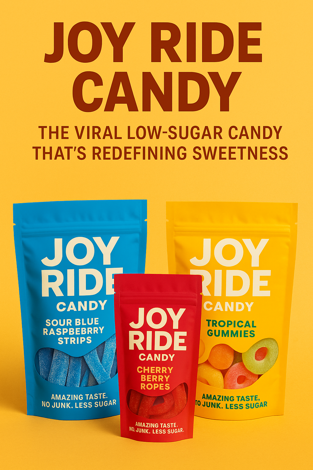 Joyride Candy: The Viral Low-Sugar Candy That’s Redefining Sweetness