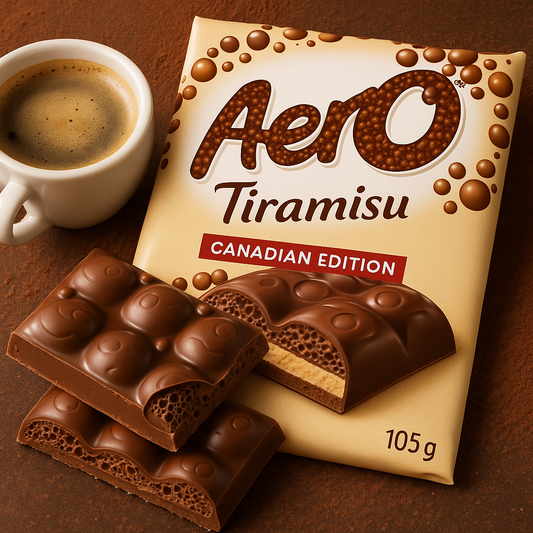 Aero Tiramisu 105 G – The Canadian Chocolate Bar That Melts Like Dessert