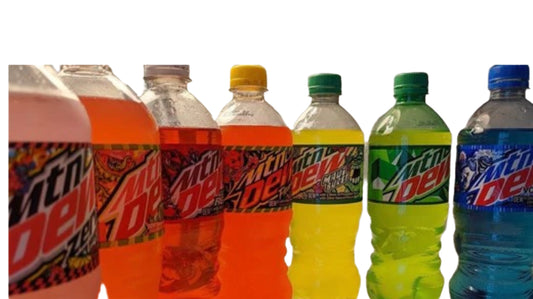 Exotic Mountain Dew Drinks & What Are They? - Extreme Snacks