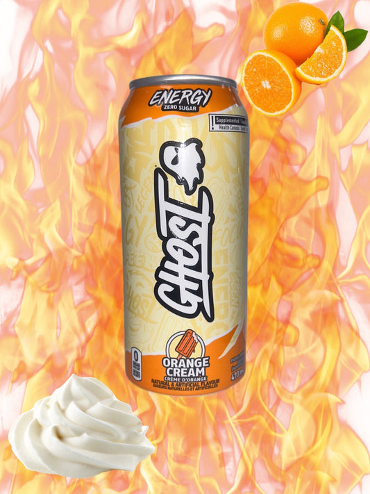 Ghost Orange Cream Energy Drink Review - Extreme Snacks