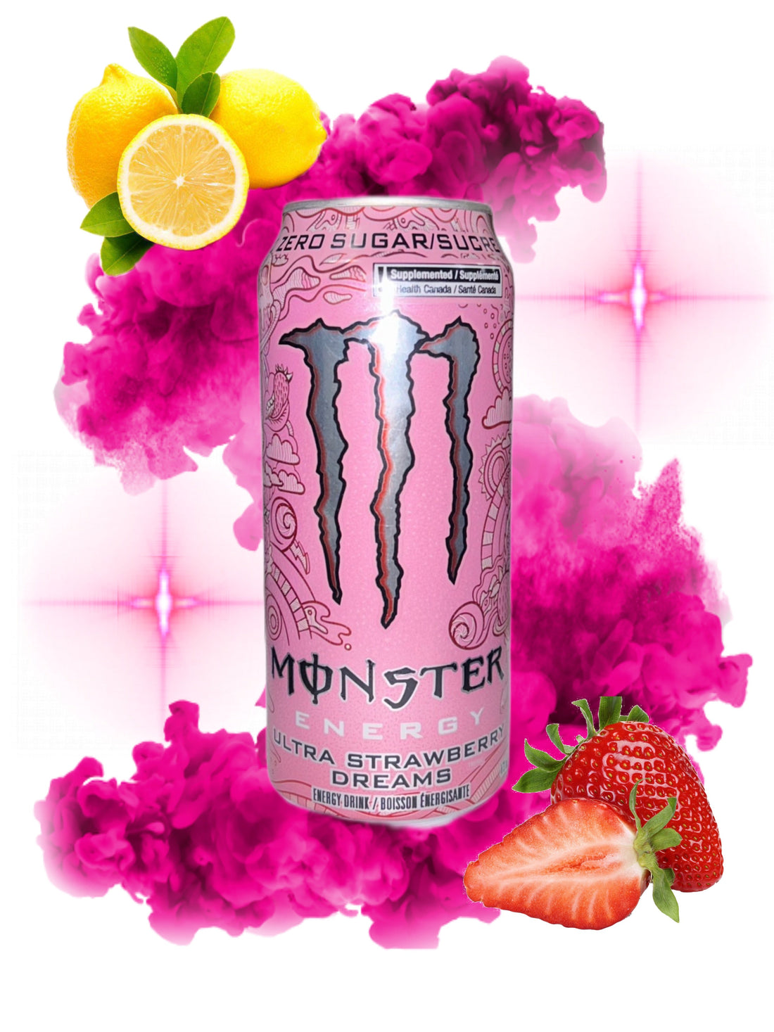 Monster Energy Ultra Strawberry Dreams: An Energizing Fusion of Flavor and Fuel - Extreme Snacks