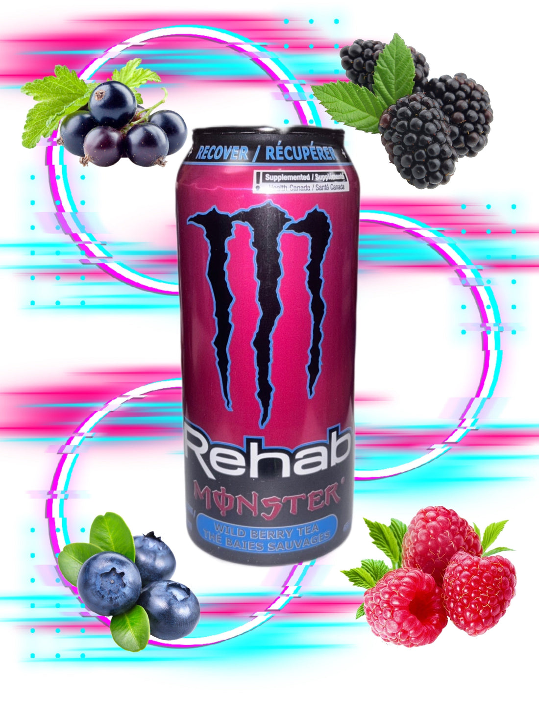Monster Reehab Monster Rehab Wild Berry Tea: A Refreshing Boost