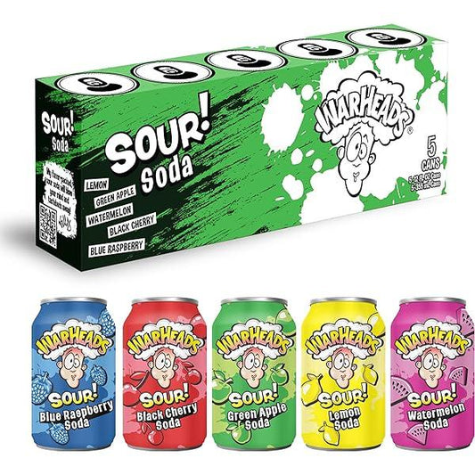 Warheads Sour Sodas: Exploring the Extreme World of Tart and Tangy Refreshment - Extreme Snacks