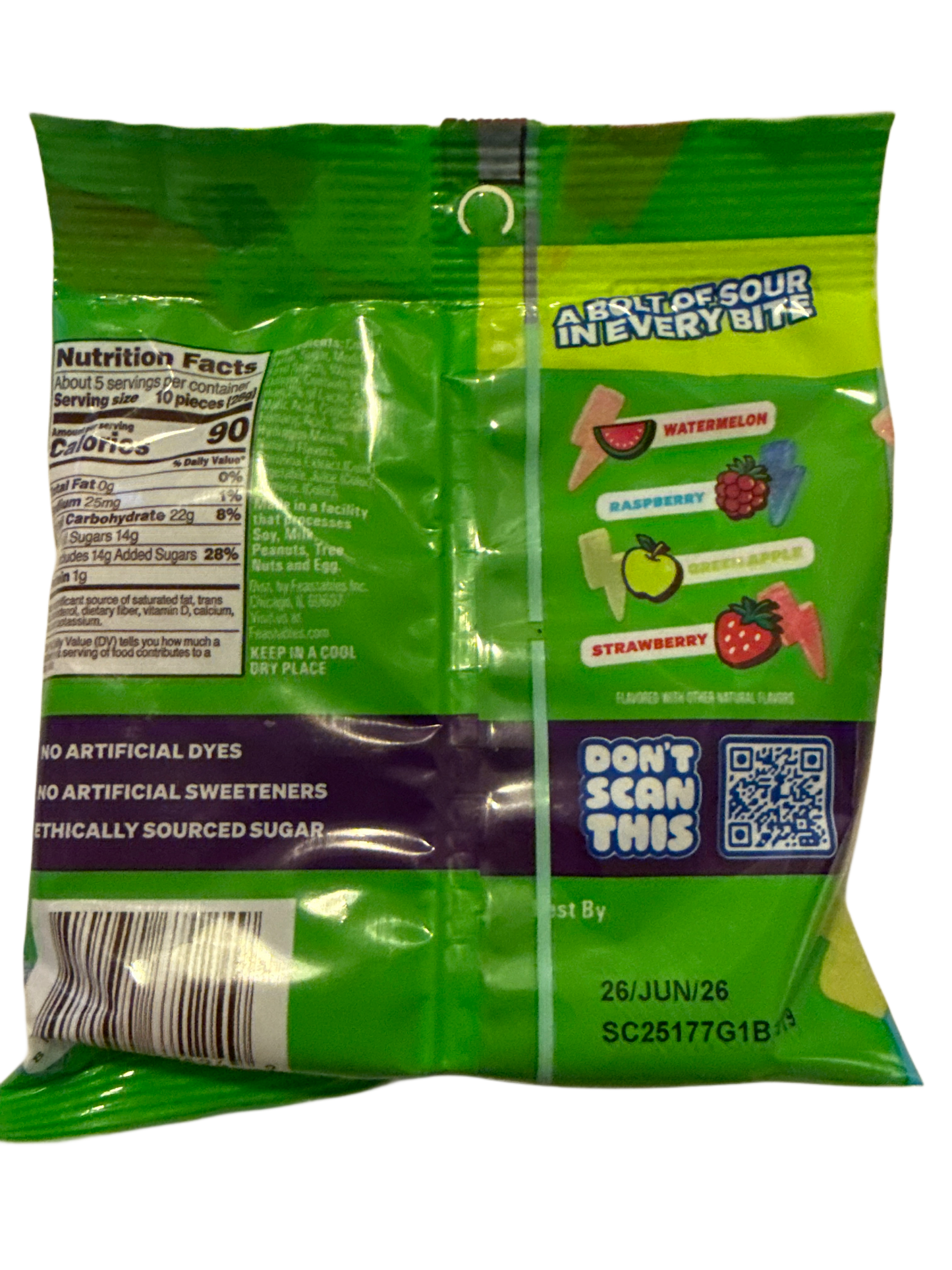 Mr. Beast Feastables Sour Strikes 127G - Édition U.S