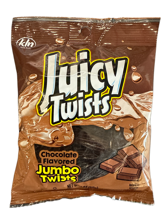 Juicy Twists Chocolate Flavoured  Candy Twists  113G - U.S Edition