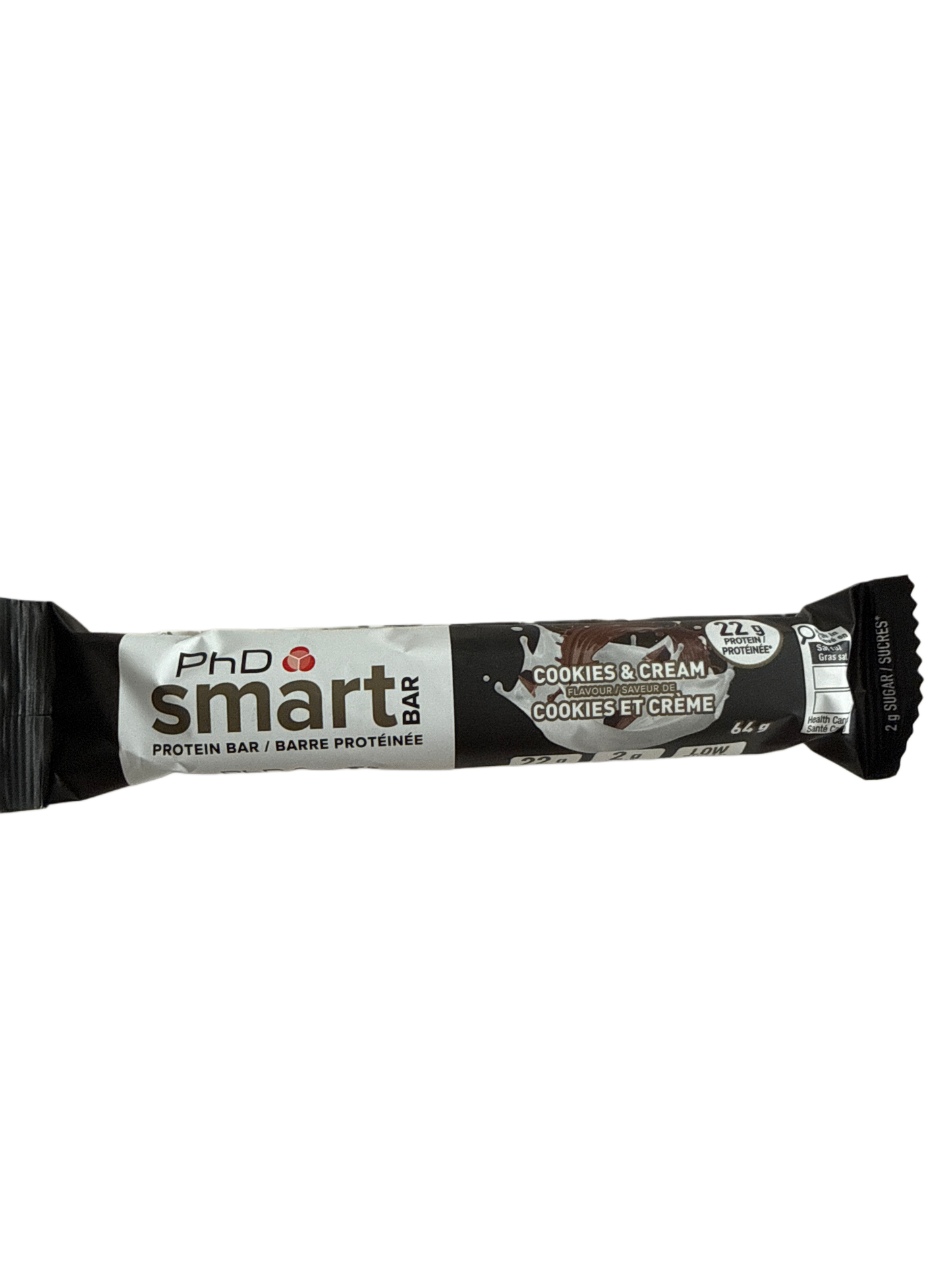 PhD Smart 22 Gram Cookies And Cream Protein Bar 64G - U.K Edition