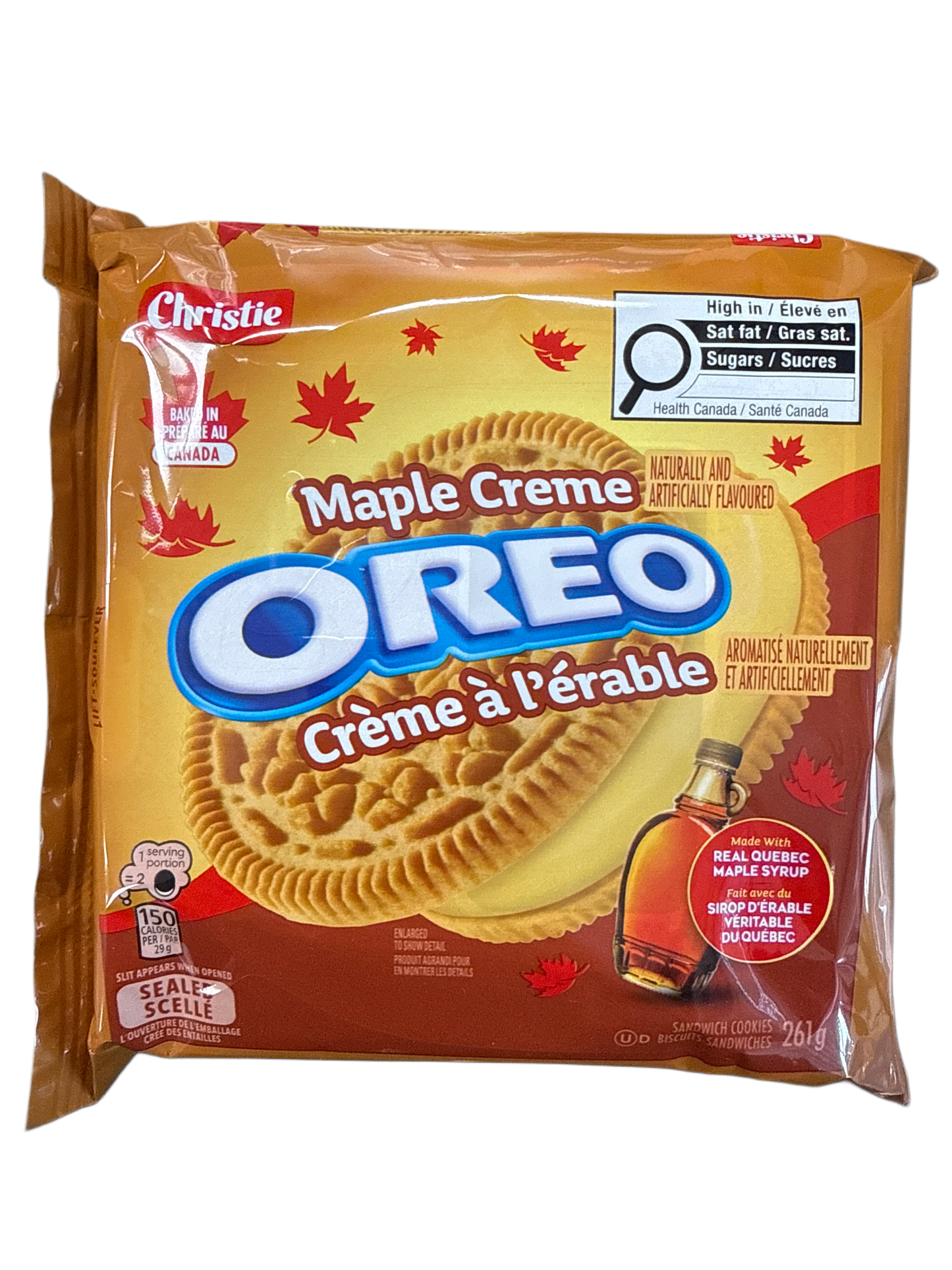 Oreo Maple Creme Quebec Limited Edition 261G - Canadian Edition