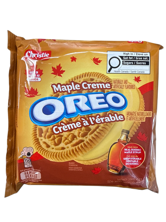 Oreo Maple Creme Quebec Limited Edition 261G - Canadian Edition