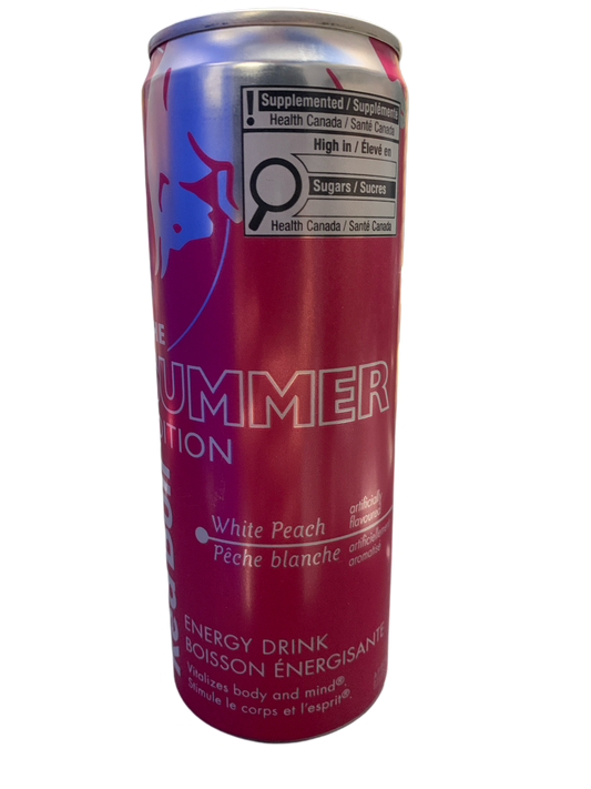 Red Bull Summer Edition White Peach Flavour 355ML - Canadian Edition