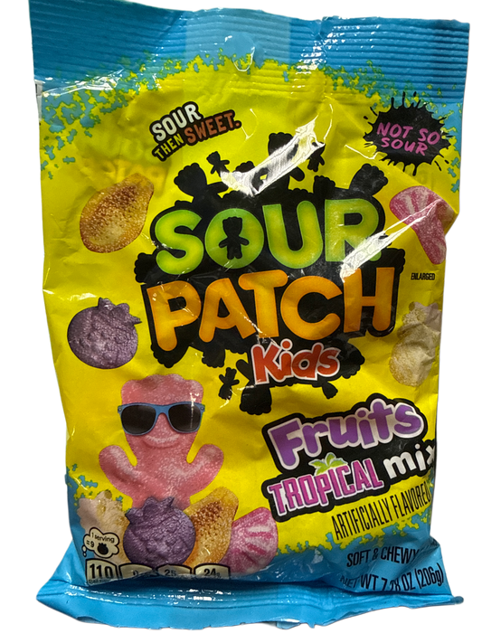 Sour Patch Kids Fruits Tropical Mix 206G - Mexican Edition