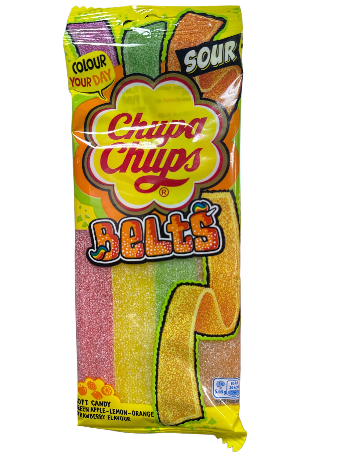 Chupa Chups Sour Belts 90G - U.K Edition