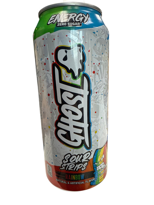 Ghost Energy Zéro Sucre Saveur Bandes Acidulées 473ML - Édition U.S