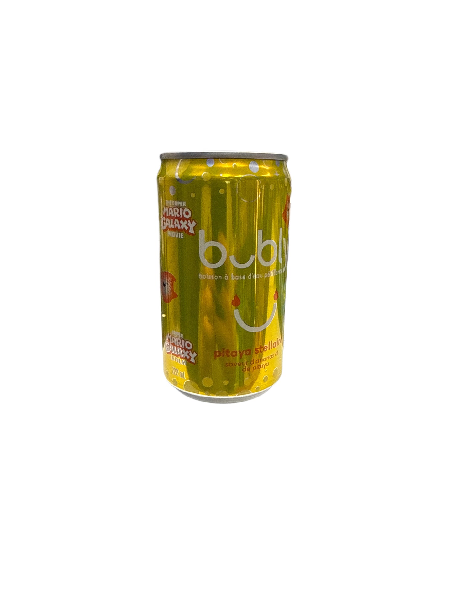 Bubly Limited Edition Super Mario Galaxy Dragon Fruit Stardust Flavour 222ML - Canadian Edition