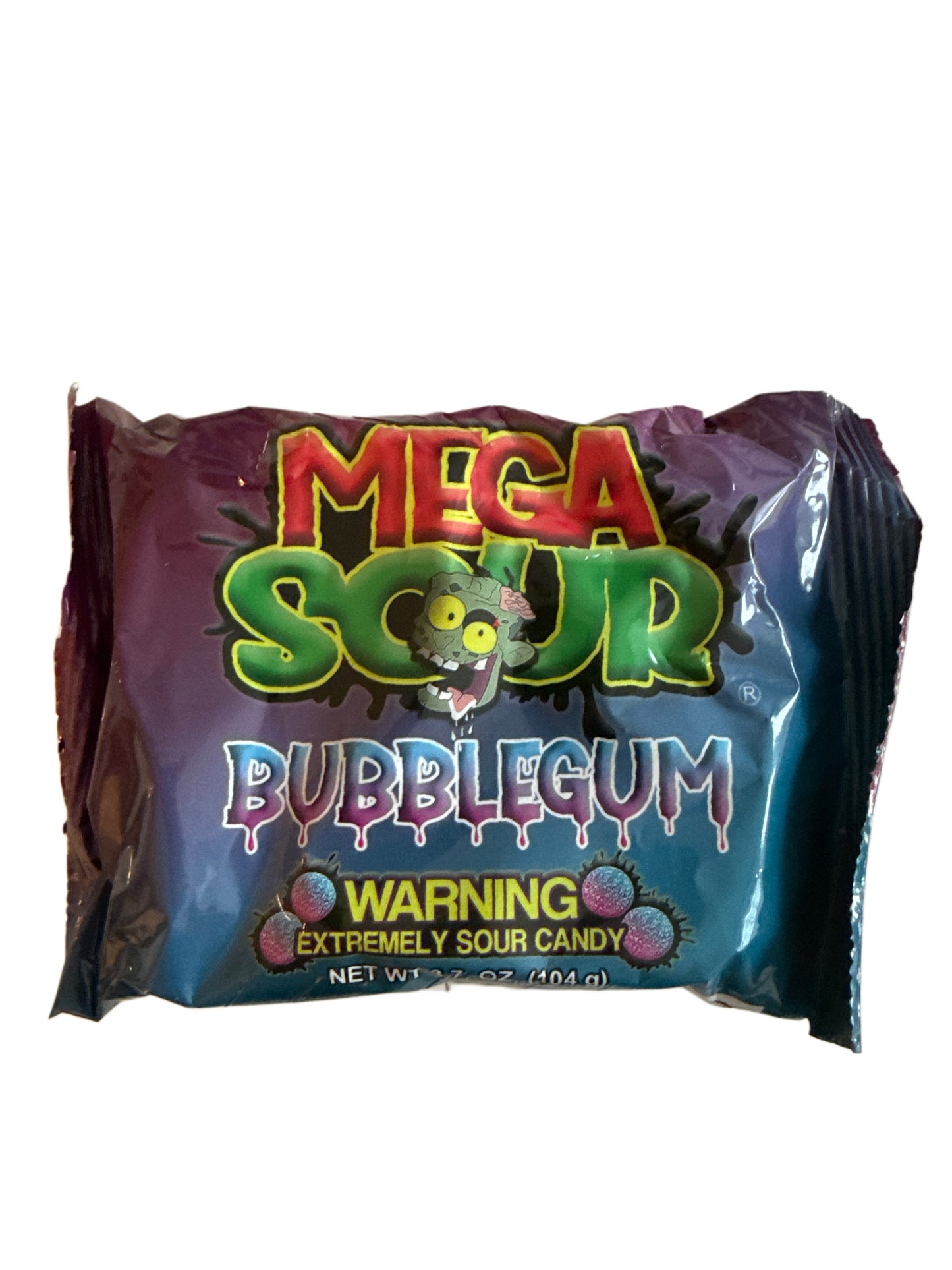 Barnetts Mega Sour Bubblegum Flavoured Candy 104G - U.K Edition