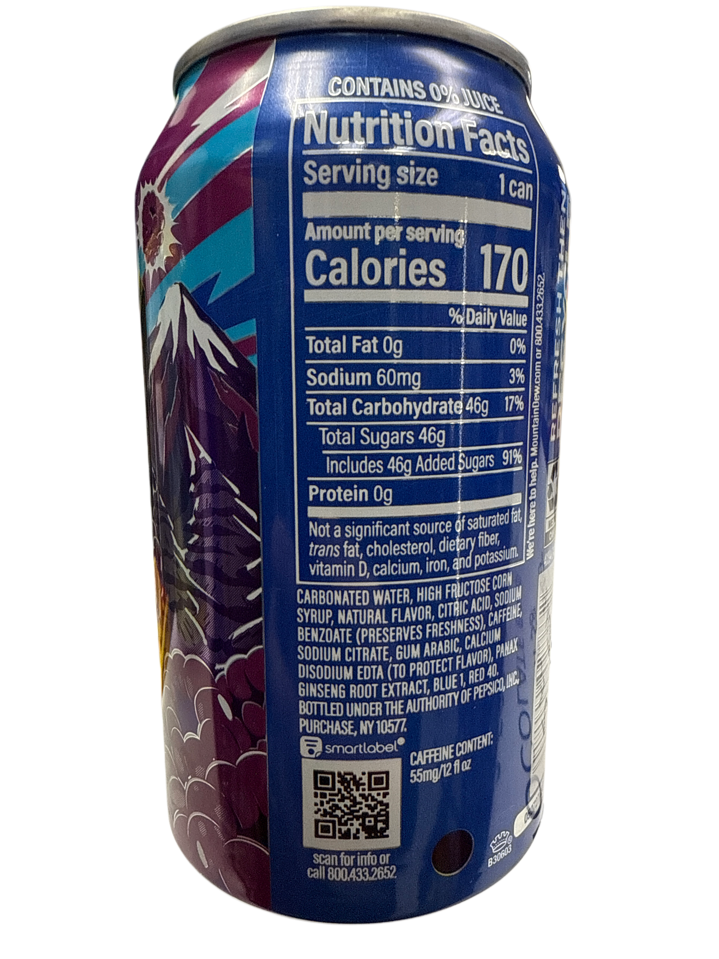 Mountain Dew Voltage Lattina 355mL