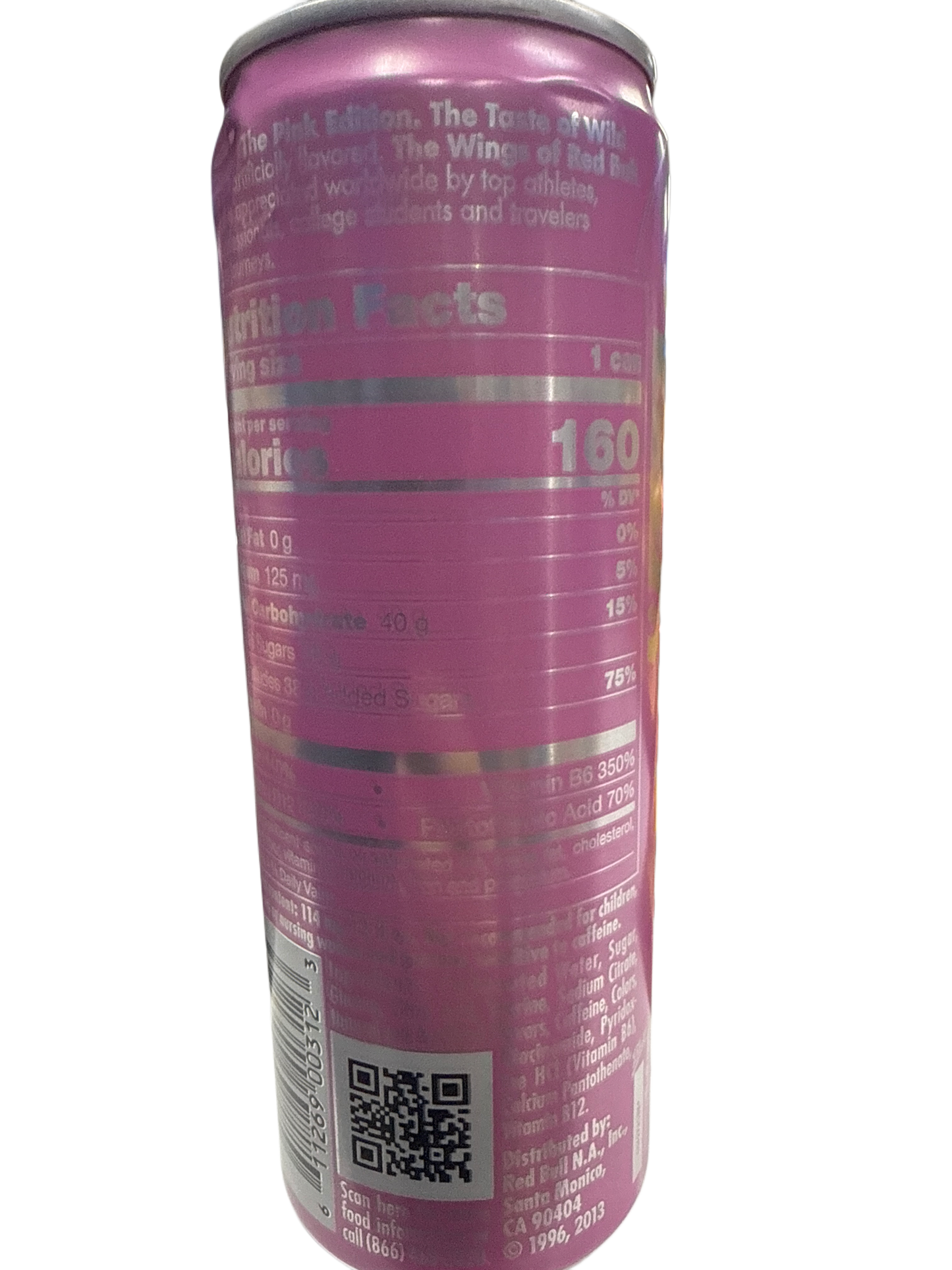 Bebida Energética Red Bull Edición Rosa Bayas Silvestres 355ML - Edición EE. UU.