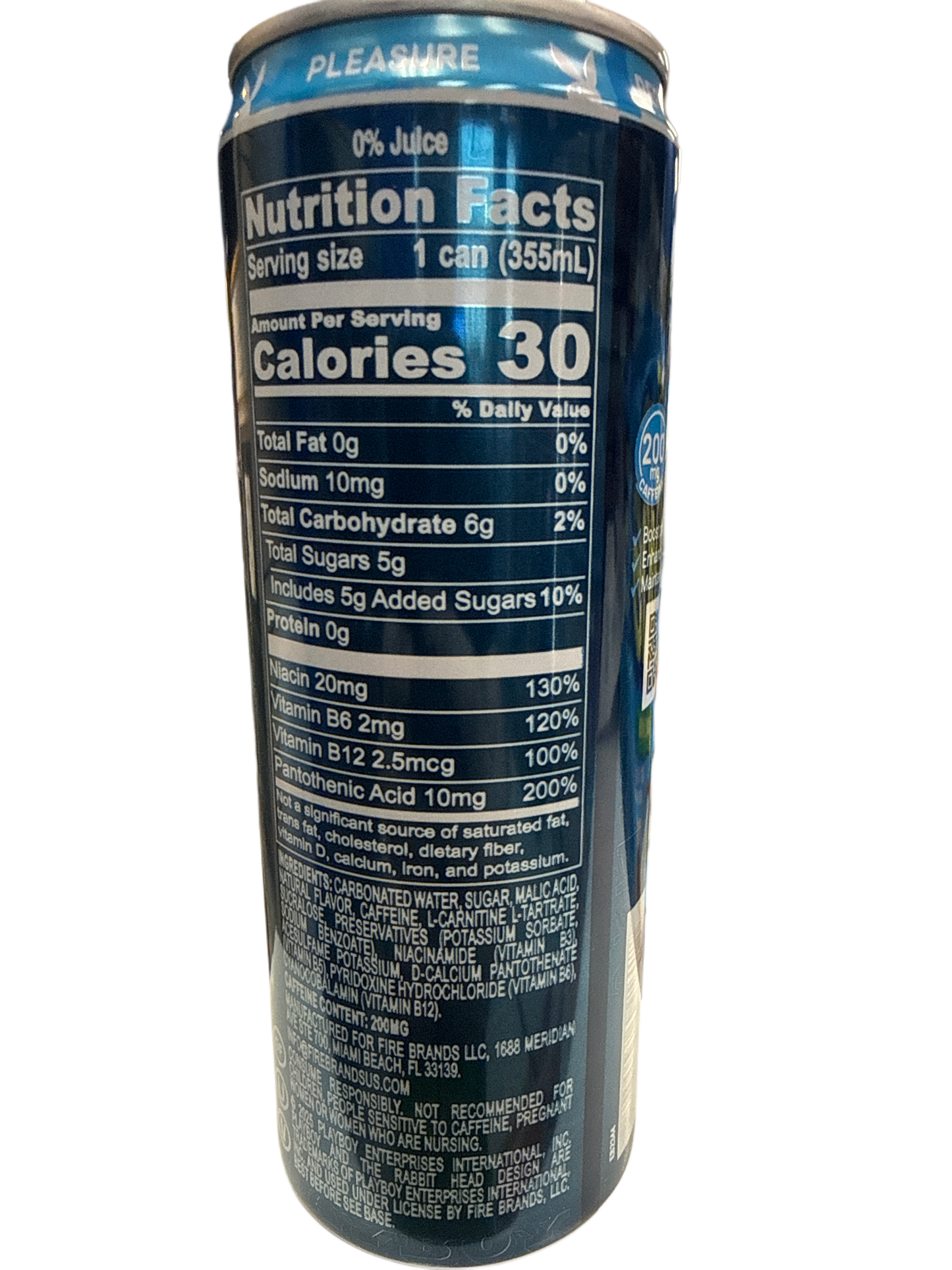 Playboy Razz Bunny Energy Drink 355ML - U.S Edition