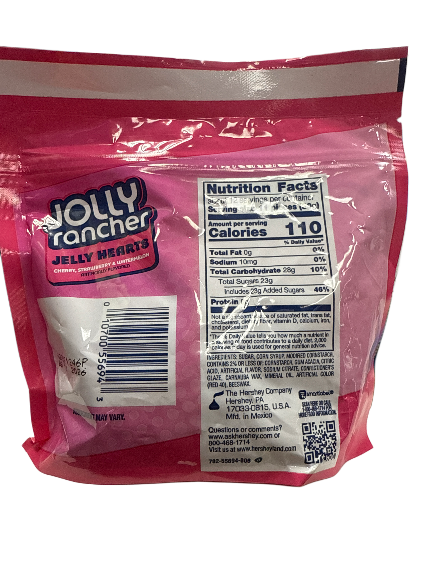 Jolly Rancher Jelly Hearts Candy 368G - U.S Edition