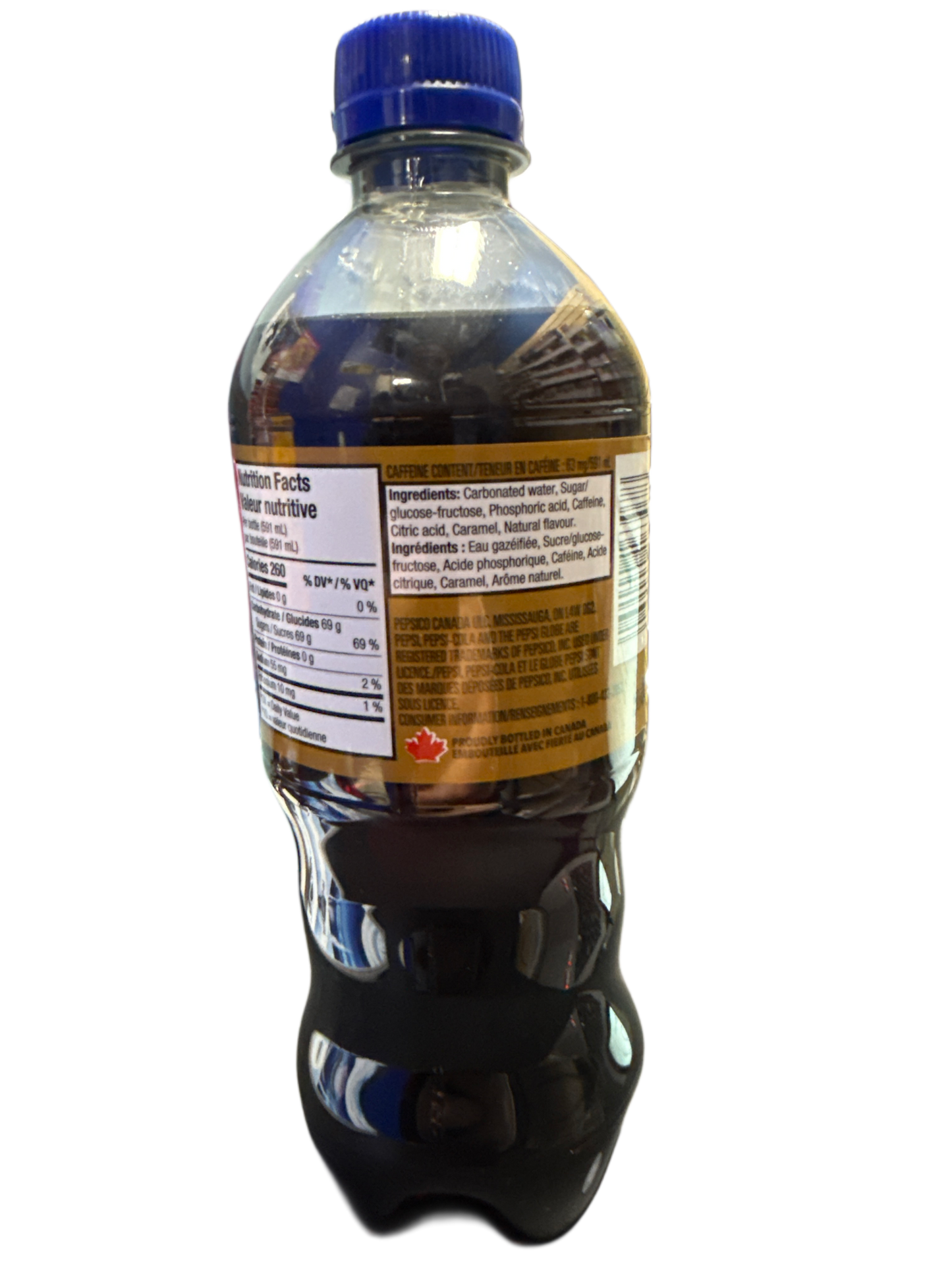 Botella de Cola con Sabor a Arce Pepsi 591ML - Edición Canadiense