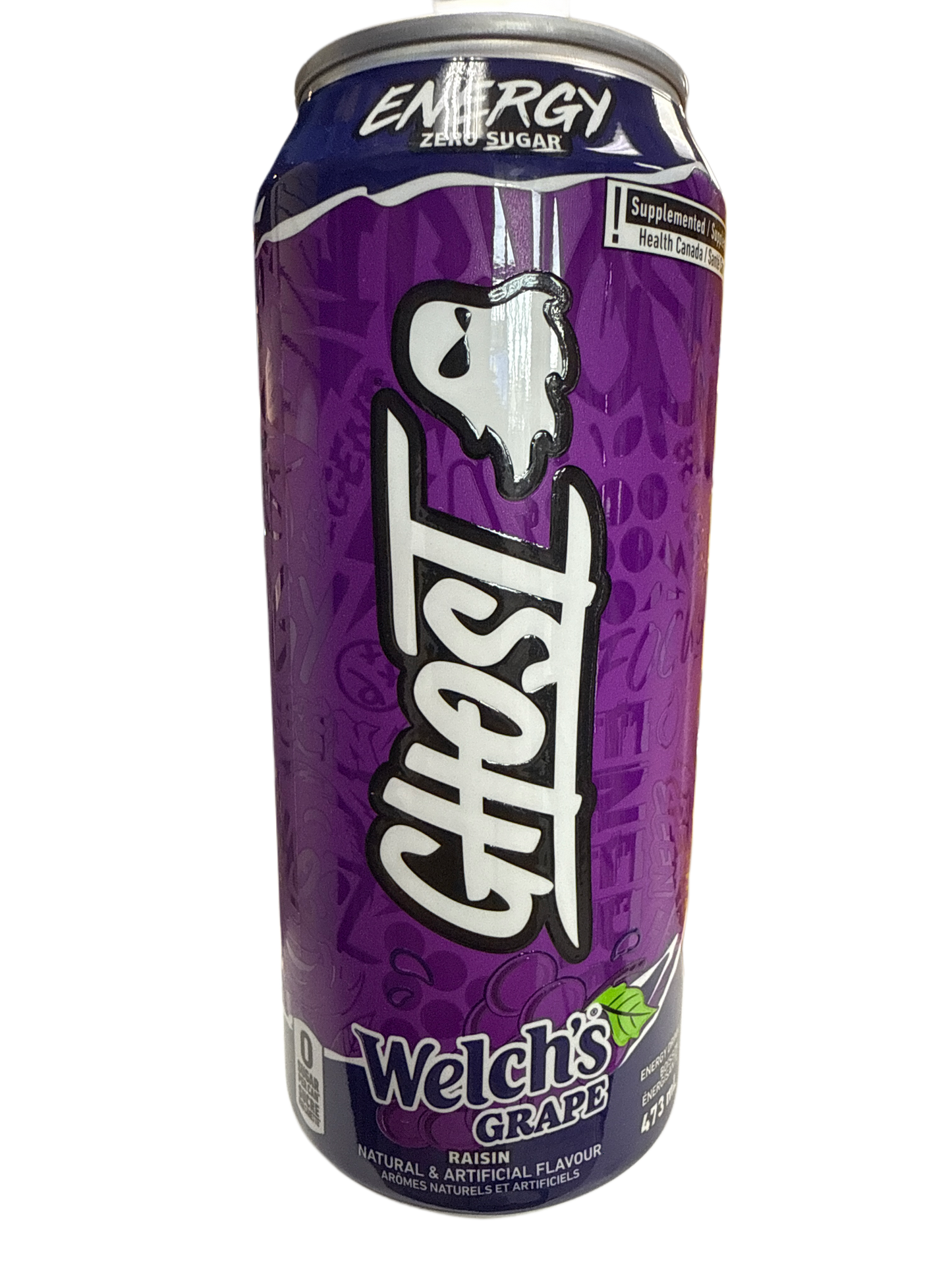 Ghost Zero Sugar Energy Welch's Grape Flavour 473ML - Canadian Edition