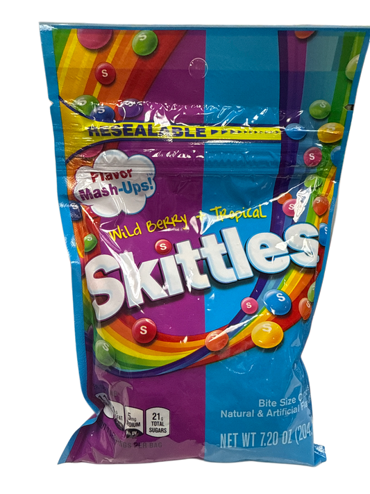 Skittles Dous Bayas Silvestres + Tropical 204.1G - Edición EE. UU.