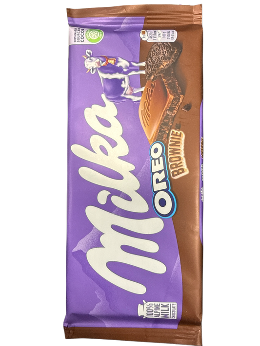 Milka Oreo Brownie Chocolate Bar 100G - Spain Edition